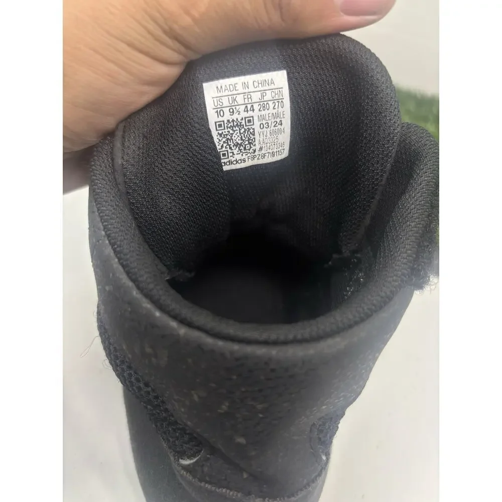 Adidas HVC 2 Wrestling Shoes Black Leather Mid Top AQ3325 Mens US Size 10 - Picture 9 of 9